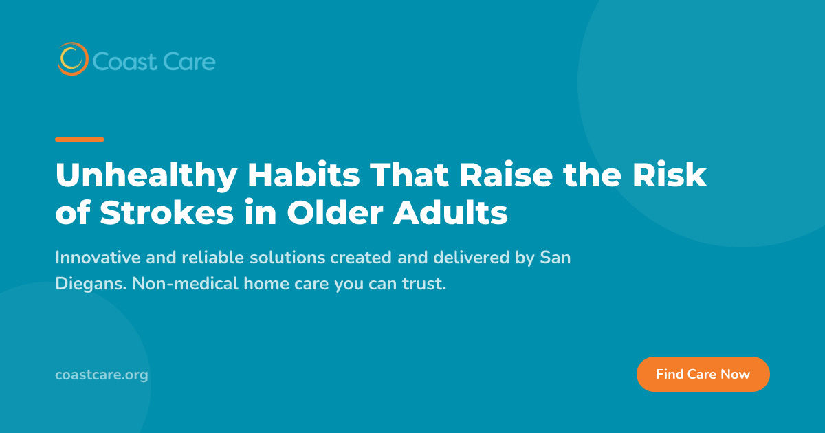 Unhealthy Habits That Raise the Risk of Strokes in Older Adults | Coast ...